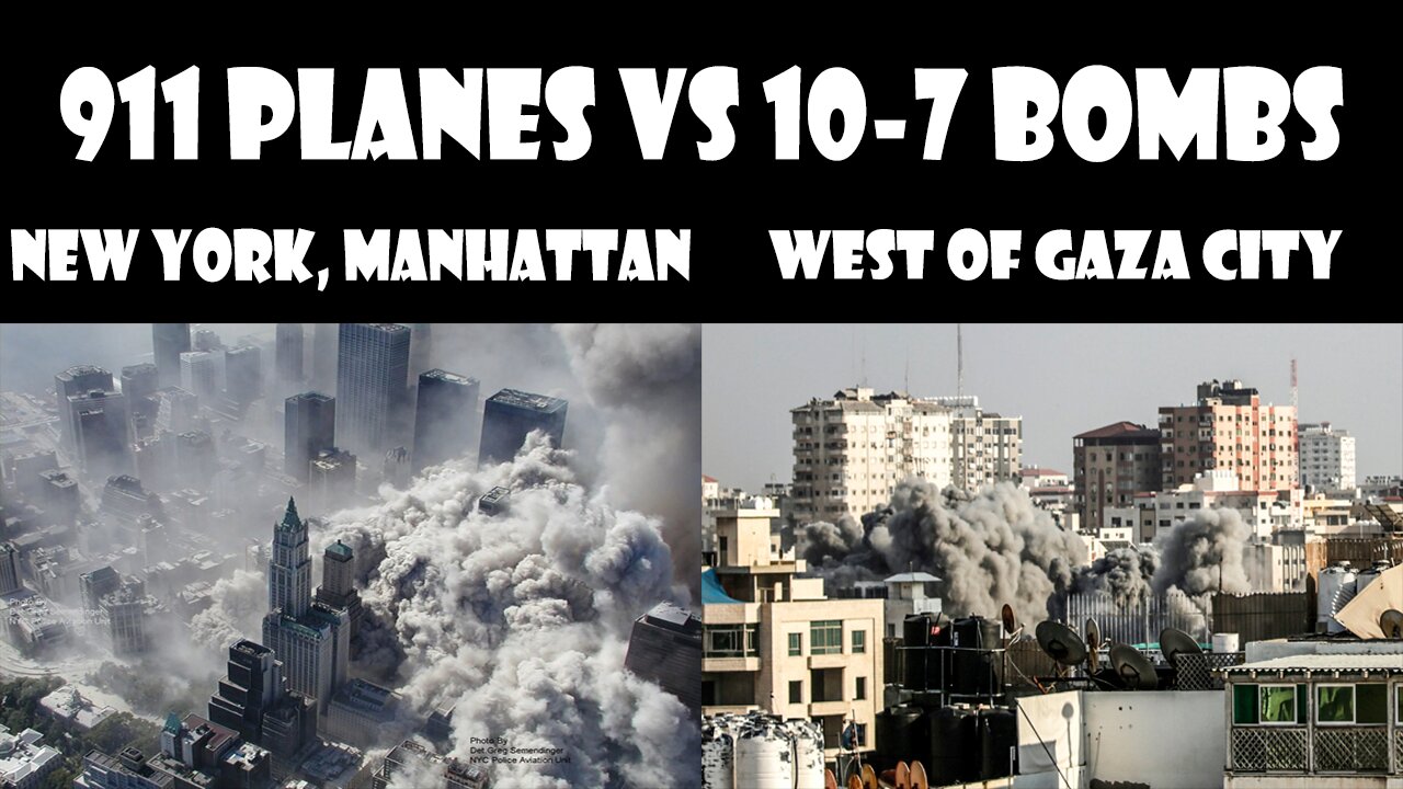 911 PLANES vs 10-7 BOMBS