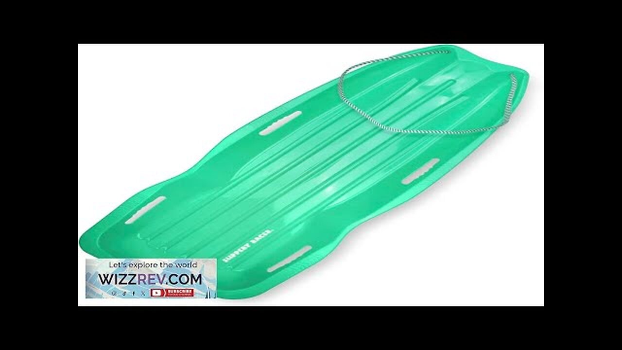 Slippery Racer Downhill Xtreme Toboggan Snow Sled Review