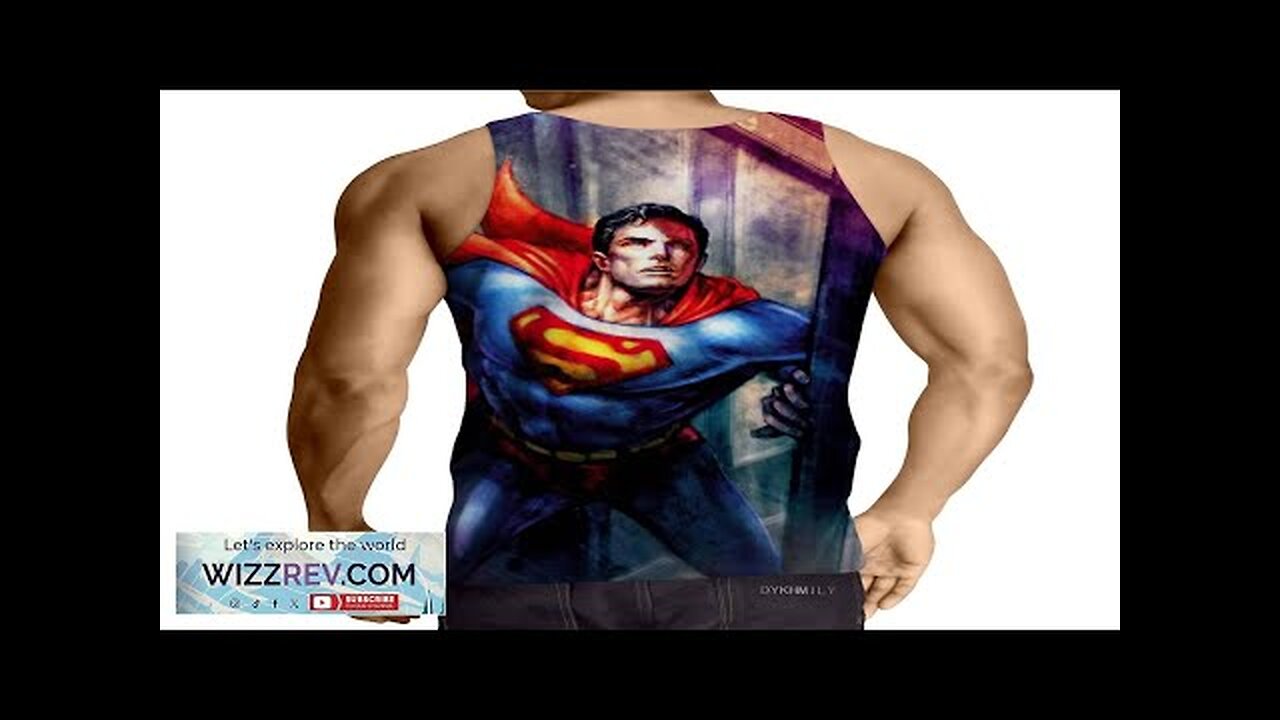 DC Comics American Superhero Superman Full Print Tank Top Review