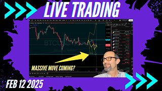 $CPI Today! $Bitcoin Pump Dump or NOTHING?? Live Trading 2/12/2025 $Forex, $Stocks, $Gold $Silver