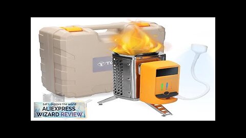 Tomshoo Outdoor Camping SmokeFree Stove Portable Power Generating Furnace Hiking Burner Review