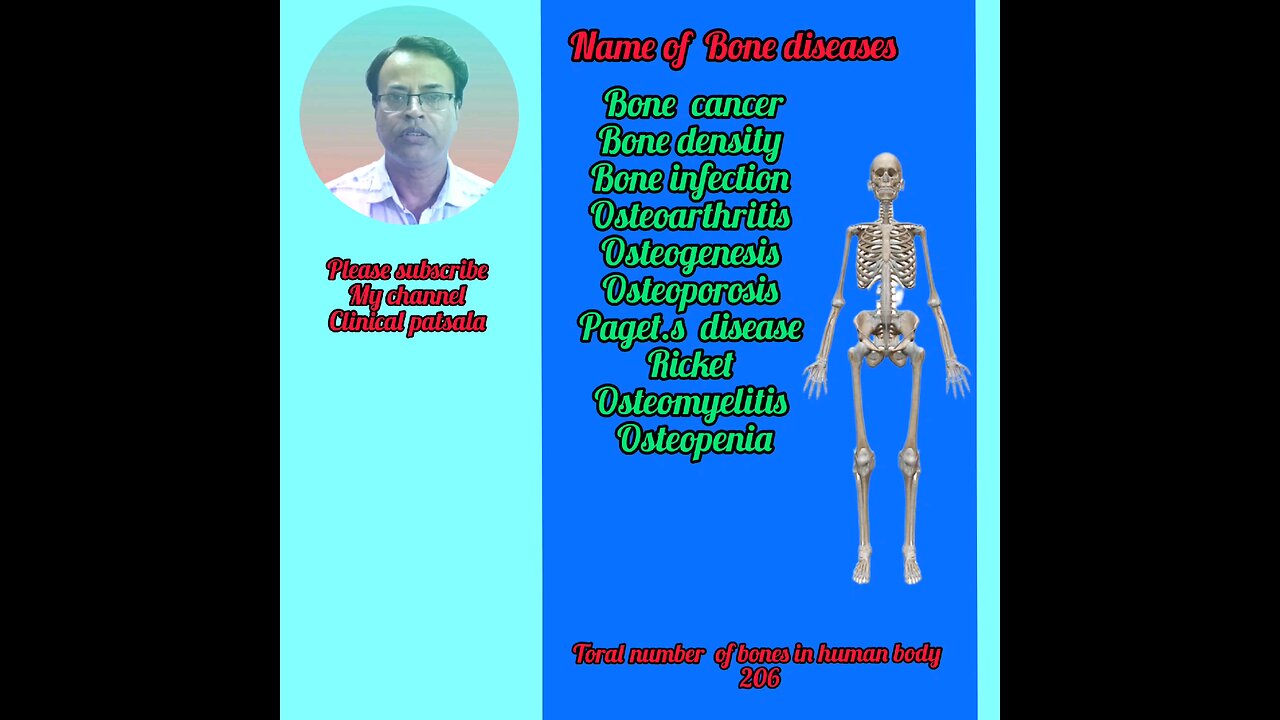 bones diseases mainly.