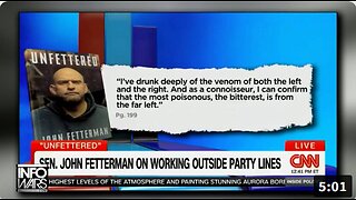 VIDEO: Senator John Fetterman Tells CNN That The Left Has "The Most Poisonous, Bitterest Venom" In The Political Discourse Of The United States!
