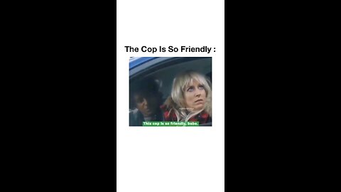 Most Friendly Cop in the World 🤣💔