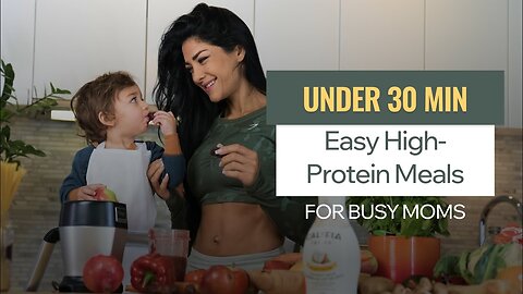 4 Healthy Meals You’ll Actually Want to Cook 🍽 | Postpartum & Busy Mom Friendly Recipes