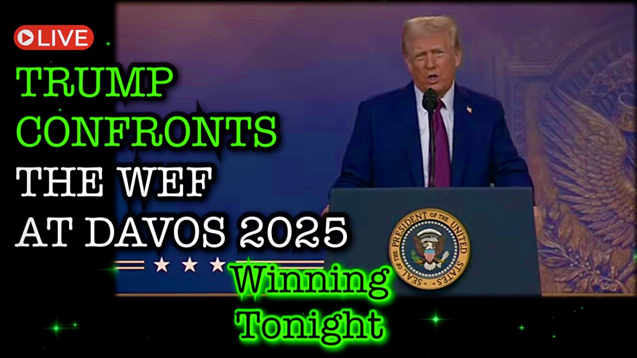 🚨 Winning Tonight (1/23/25) - Trump's Speech to DAVOS 2025, PROMISES KEPT Executive Orders pt2! 🔥