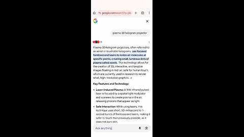 plasma holographic interfacing