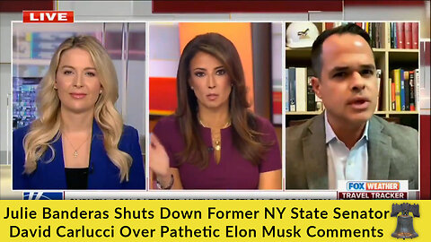 Julie Banderas Shuts Down Former NY State Senator David Carlucci Over Pathetic Elon Musk Comments