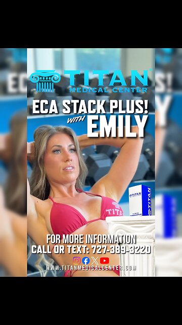 #TitanMedical #energy, #focus & fat loss therapy ECA Stack Plus testimonial by Emily!