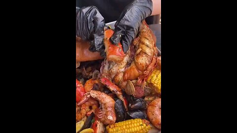 Best Crab Leg Meat Pull #asmr #seafoodlovers #crabmeat