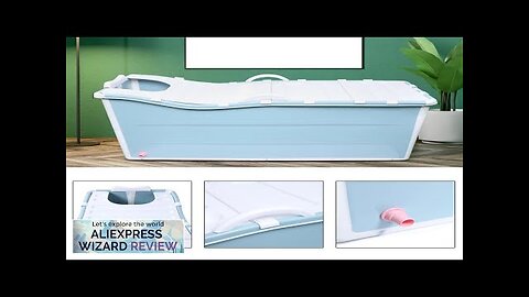 Portable Foldable Adult Bathtub Household Bucket Large Thick Whole-Body Bathing Sauna Review