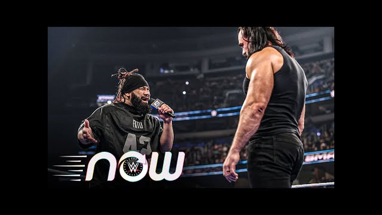 Jacob Fatu and Drew McIntyre collide WWE Now, Oct. 17, 2025 - WWE
