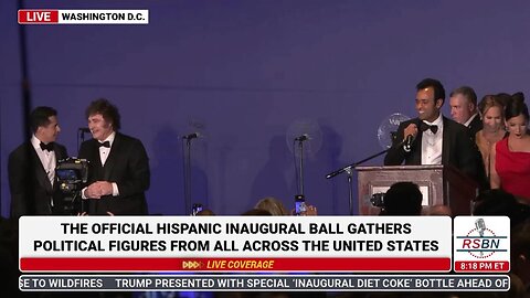 President Javier Milei Speaks at The Official Hispanic Inaugural Ball