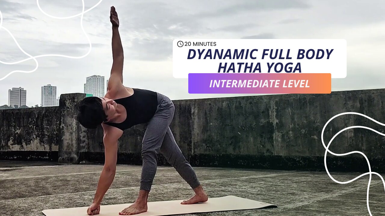 Something About 20-Min. Heat-Building Full Body Intermediate Practice | Dynamic Hatha Yoga