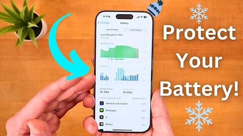 iPhone Battery Life TIPS AND TRICKS for the WINTER! 🥶🔋