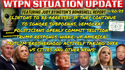 WTPN ~ Judy Byington ~ Situation Update ~ 11-20-25 ~ Trump Return ~ Restored Republic via a GCR