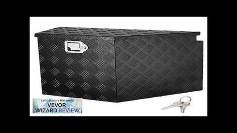 VEVOR Trailer Tongue Box Aluminum Alloy Diamond Plate Tongue Box Tool Chest Review