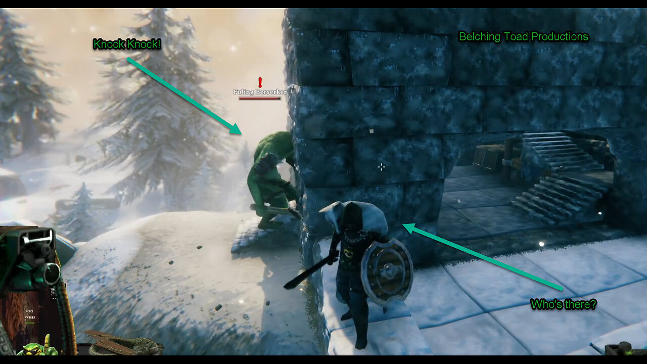 VALHEIM: (LIVE STREAM Edited - Berserker, Lox vs Belcherman! - Knock Knock , Who's There?)