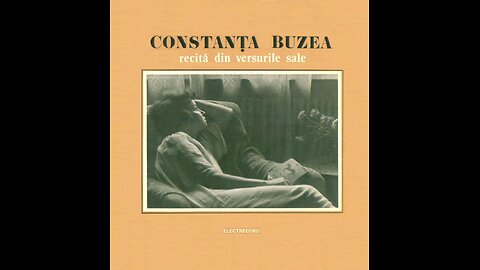 "Pretext de conversatie" de Constanta Buzea in recitare proprie
