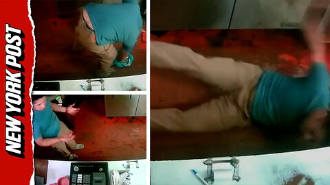 Surveillance video shows sweet-toothed burglar breaking into SoCal ice cream shop, slips in soft serve