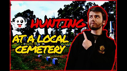 GHOST 👻 HUNTING AT A LOCAL CEMETERY! #Necrophonic #Necrometer What do you think they said? Comment!