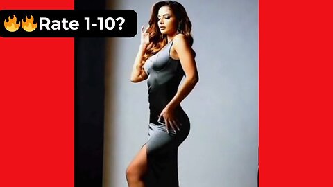 🔥 Rate Her Body in This Very Tight Sexy Grey Dress 1-10? 😍 Supermodel 4K