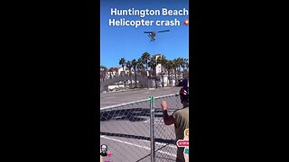 🚨 BREAKING: A helicopter has CRASHED in Huntington Beach!