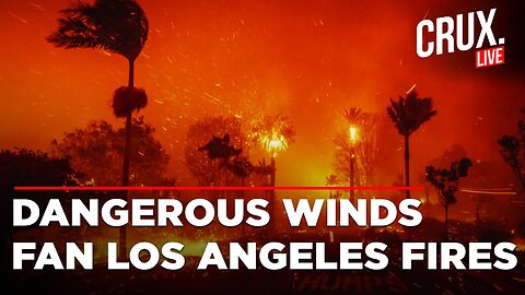 California Wildfire Live | Palisades Fire And Eaton Fire Not Contained | Los Angeles Fire LIVE | US