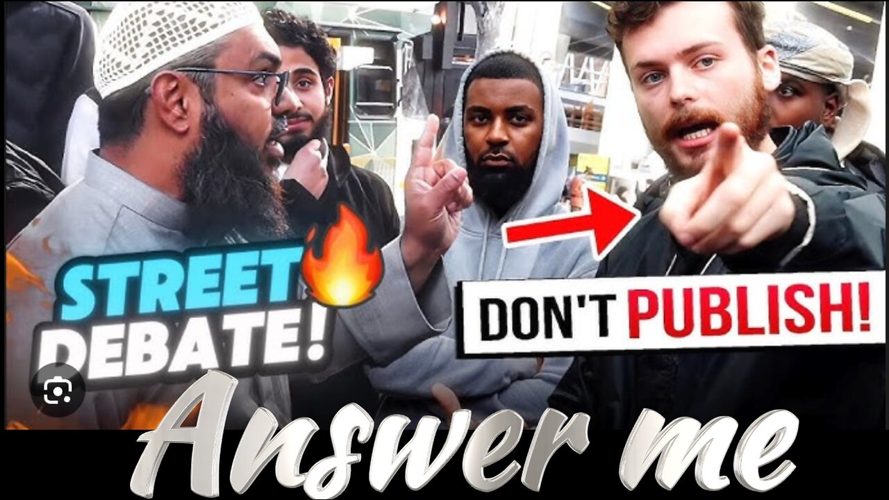 Muslims come and defend your religions if you can