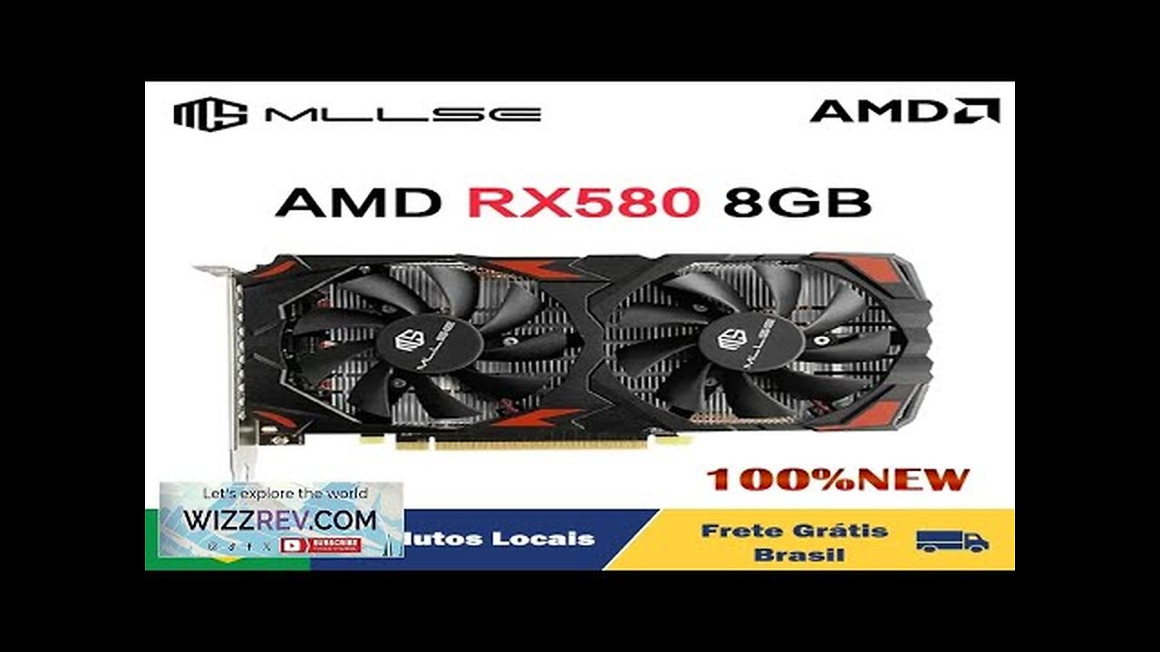 MLLSE RX580 8GB Graphics Card Placa De Video 256Bit GDDR5 8Pin PCI-E Review