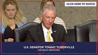 Senator Tuberville at SVAC Hearing on Healing through Adaptive Sports