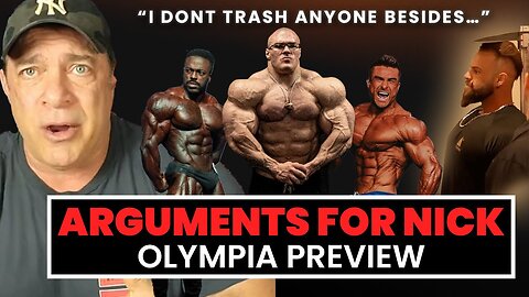 Bob Cicherillo: Changed My View on Nick! Olympia all Men's Preview