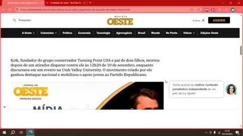 Defesa busca adiar julgamento do acusado de matar Charlie Kirk.mp4