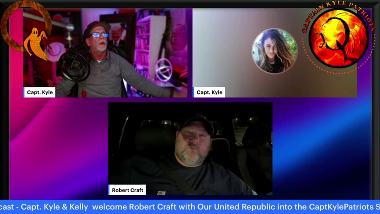 Our United Republic's Bob Craft joins Captain Kyle & Kelly https://t.me/CaptkylepatriotQ