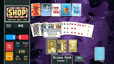 #Balatro Seeded White Stake Run Ante Four (Blue Deck)