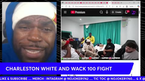 CHARLESTON WHITE and WACK 100 FIGHT on STREAM !