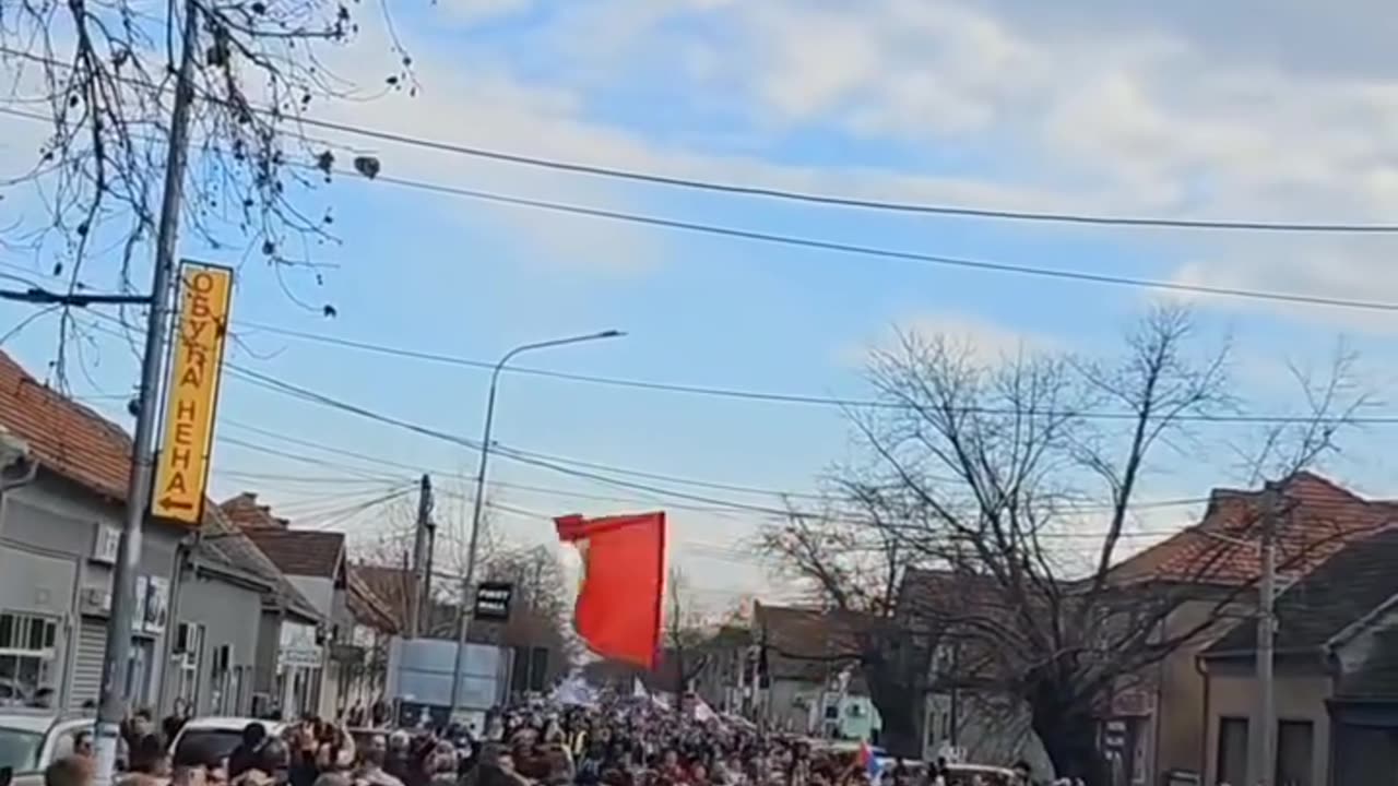 Doček studenata u Batajnici na putu ka Novom Sadu