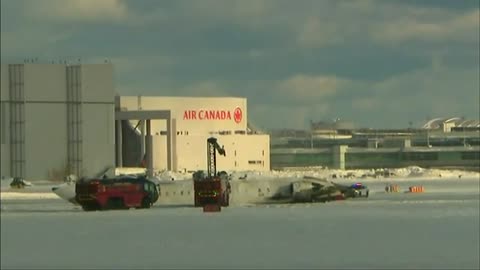 Delta plane flips upside down at Toronto airport, injuring passengers flying from the US((02.17.2025