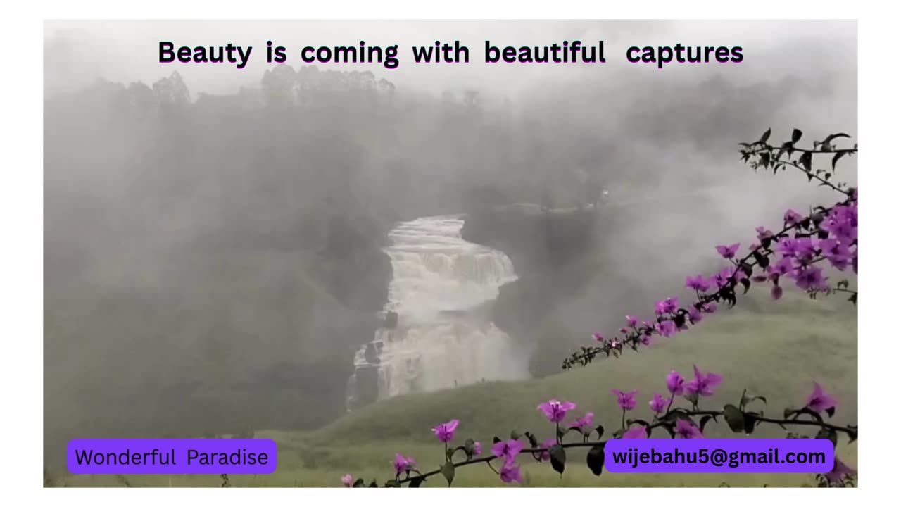 beauty with beautiful nature