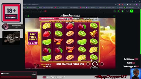 034|| Race bet of Race weg||Chop or get Chopped|| #slots #casino #bonusbuys #raise #geld #win #laugh