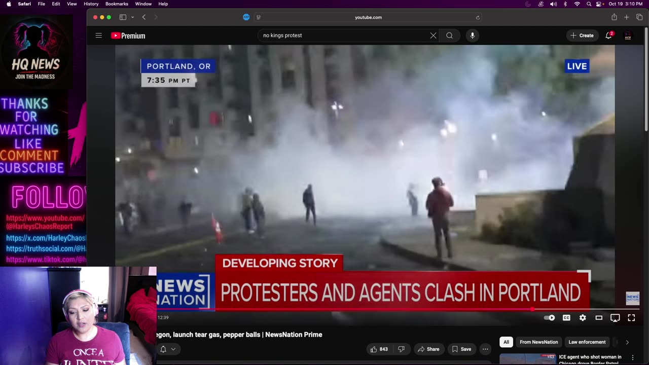 FEDS CLASH IN PORTLAND: Tear Gas & Pepper Balls Unleashed