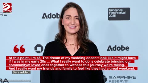 Sara Bareilles would like a 'cosy' wedding