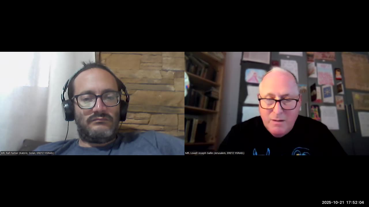 R&B Monthly Seminar: R&B Business Fellowship (Episode #33 -- Tuesday, October 21st, 2025). ChairMAN: MR. Rafi Farber (Katzrin, Golan, ERETZ YISRAEL/Land Of Israel). TOPIC: "Coming Worldwide Collapse of Global Fiat Currencies"