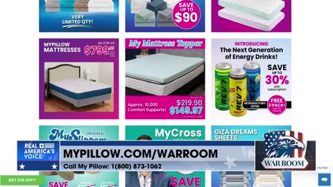 Use Promo Code WARROOM At MyPillow.com/warroom To Get Exclusive Deals For The Posse
