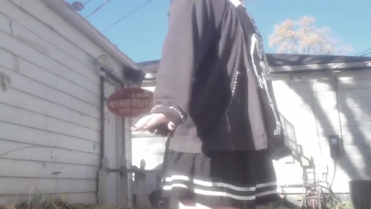 Goth tgirl in this way