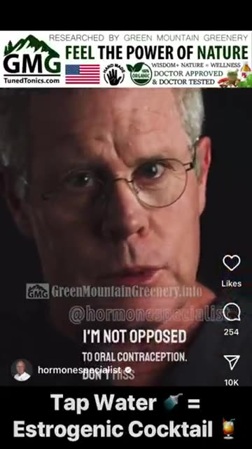 Our tap water is a "Gay Bomb"