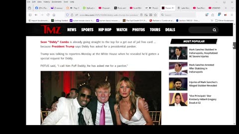DIDDY ASK TRUMP FOR PARDON AND WANTS TO BE MOVE TO FORT DIX