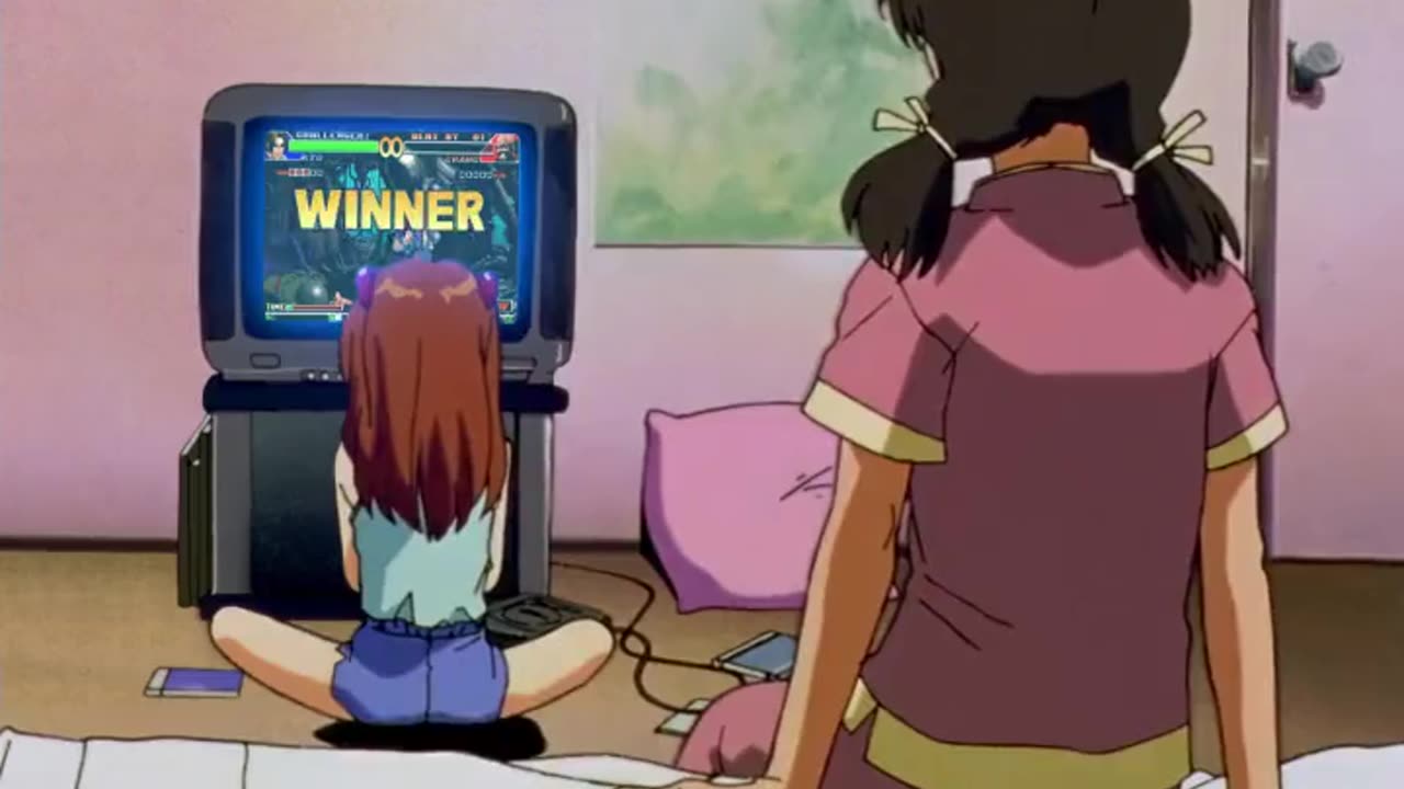 Asuka plays King of Fighters '98