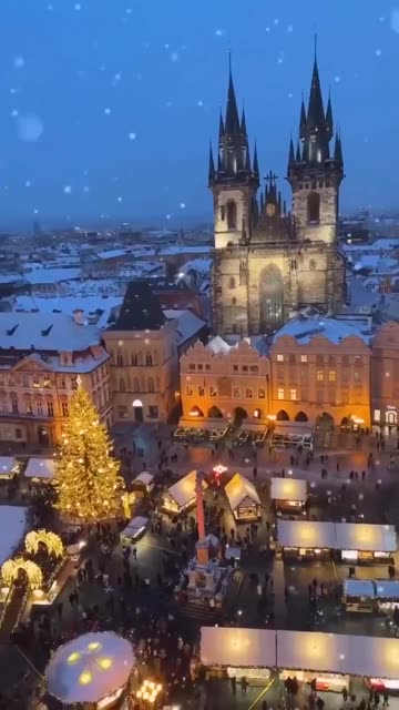 Old Town Square in Prague is the heart of the historic city.