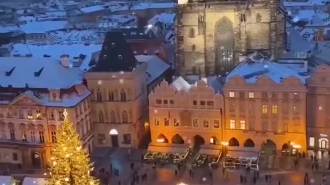 Old Town Square in Prague is the heart of the historic city.